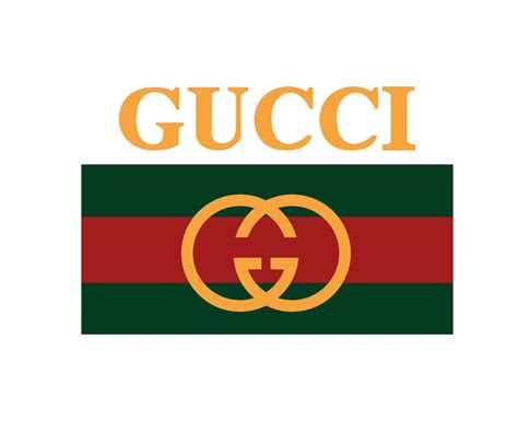 Gucci red and white logo